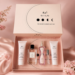 مجموعة هدايا أيلا ذا سيكرت جاردن طقم عطر وعناية نسائي AILA The Secret Garden Gift Set – 5 قطع - MUNSH-20260609-192848-824