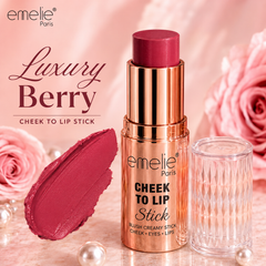 إميلي ستيك متعدد الاستخدام للخدود والشفاه - Emelie Paris Cheek To Lip – لون طبيعي وثبات طويل CAS-20260610-030944-182