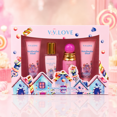 طقم هدايا وعناية وتعطير V.V.LOVE Marshmallow Blush – مجموعة مارشميلو بلَش MUNSH-20260609-194620-524