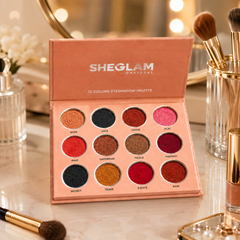 باليت ظلال عيون SHEGLAM 12 لون – ألوان فخمة بثبات طويل ولمسة احترافية Cas320526-42