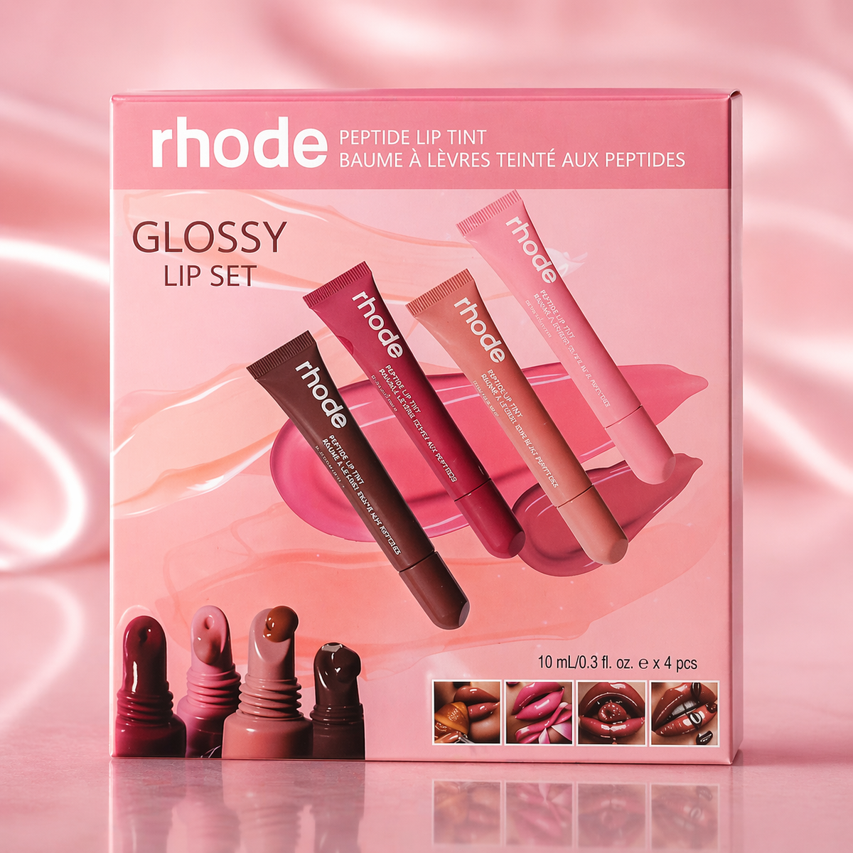 بكج جلوسات Rhode Peptide Lip - اللامع (4 ألوان) Cos-220426-21