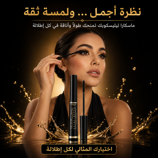 ماسكارا لوريال باريس تيليسكوبك اكسترا بلاك - L'Oréal Paris Telescopic Extra Black CAS-20260610-030048-538