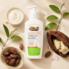 لوشن زبدة الكاكاو لتقليل وعلاج علامات التمدد بالجلد – 250ml Cocoa Butter Massage Lotion Cas320526-49