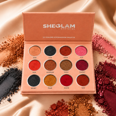 باليت ظلال عيون SHEGLAM 12 لون – ألوان فخمة بثبات طويل ولمسة احترافية Cas320526-42