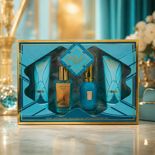طقم هدايا فيلفت إمبريس عطر العاشقين V.V.LOVE Velvet Embrace - MUNSH-20260609-193831-682