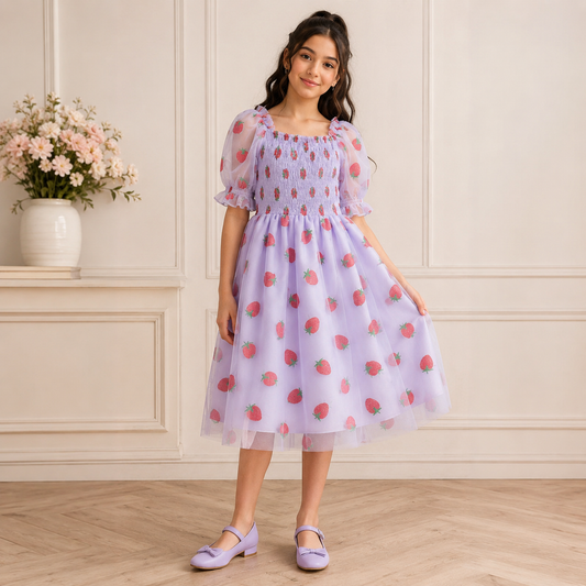 AO0507-17 فستان صبايا مميز حجم واحد مناسب ( 45 -60 كغم) ,, Free Size (45 - 60) KG