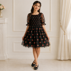 AO0507-17 فستان صبايا مميز حجم واحد مناسب ( 45 -60 كغم) ,, Free Size (45 - 60) KG