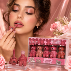 مجموعة Lip Gloss الدبدوب – 5 درجات نود مات أنثوية Cos090526-08